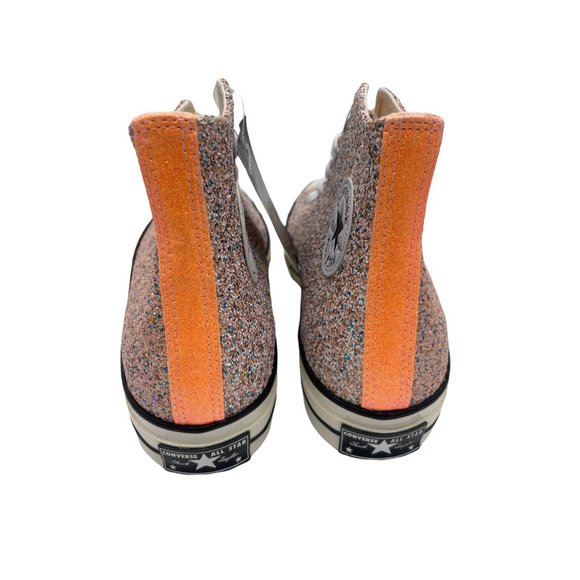 NWOB Converse Chuck Taylor All Star 70s Hi JW Anderson PINK Glitter Women US 12 - Picture 5 of 8